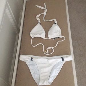Vix White bikini with stone detail